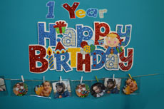 Il primo compleanno di Ale