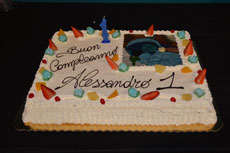 Il primo compleanno di Ale