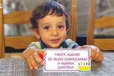 Auguri a mia nonna Santina!