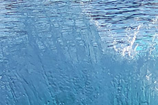 Un attimo dopo il tuffo