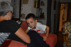 Adesso faccio un gioco con la mamma