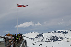Terrazza panoramica con vista sul fiordo