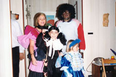 Cesare, Terry, Paola e figlio maschio