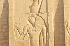 Tempio di Edfu, particolare