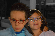 I cuginetti Giulia e Ale.
