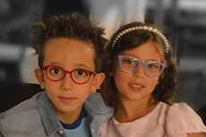 I cuginetti Ale e Giulia.