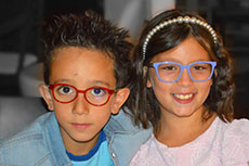I cuginetti Giulia e Ale.